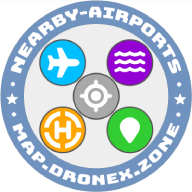 Nearby Airports Locator Logo